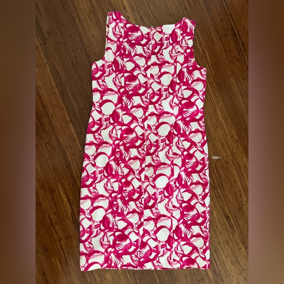 Italian Pink and White Dress - Picture 4 of 12